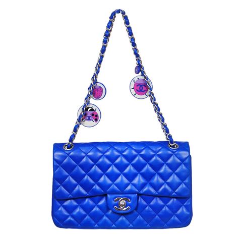 cobalt blue chanel bag|chanel color codes.